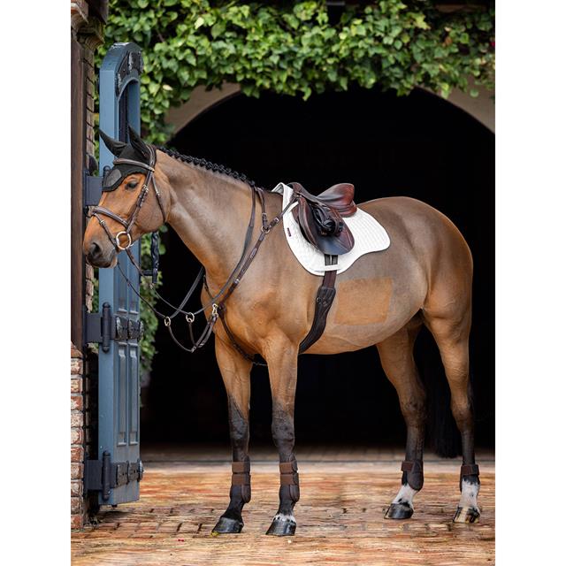 Saddle Pad LeMieux Prosorb Plain 2 Pocket Gp Square White