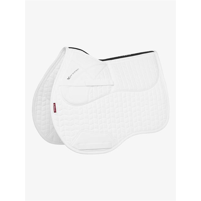 Saddle Pad LeMieux Prosorb Plain 2 Pocket Gp Square White