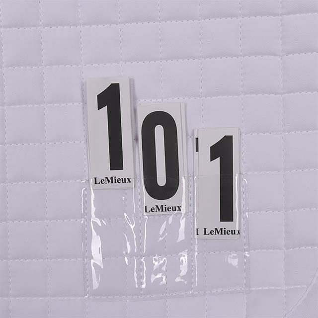 Saddle pad Lemieux Prosport Competition Square White