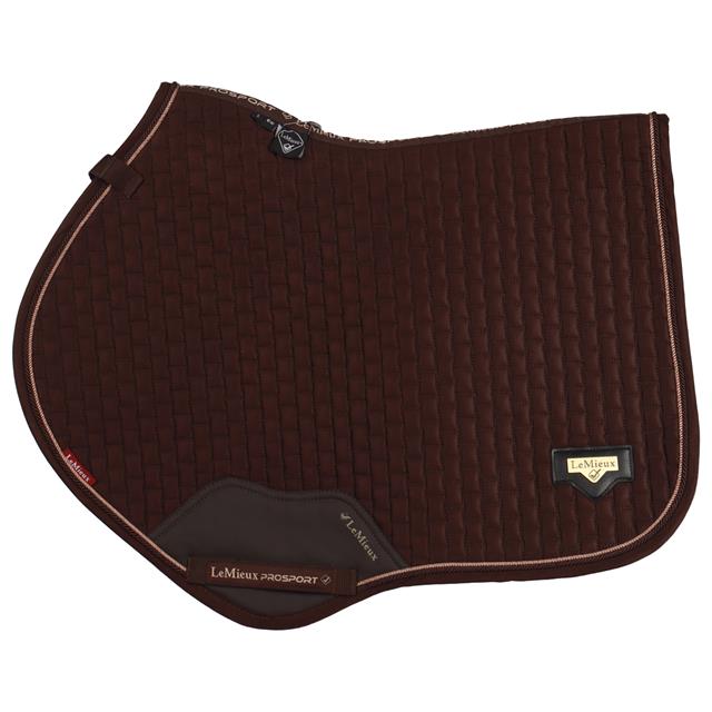 Saddle Pad LeMieux Puissance Suede Brown