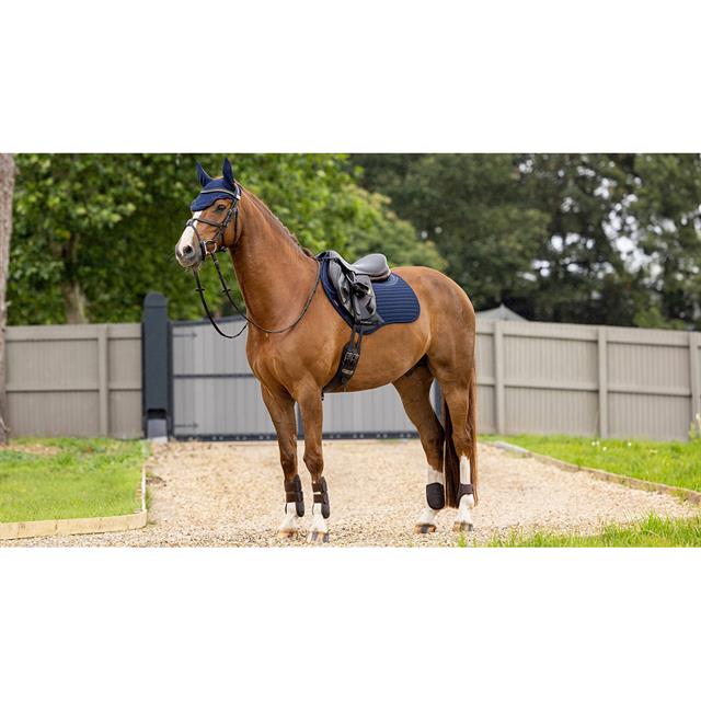 Saddle Pad LeMieux Softshell Anti Slip Cc Square Dark Blue