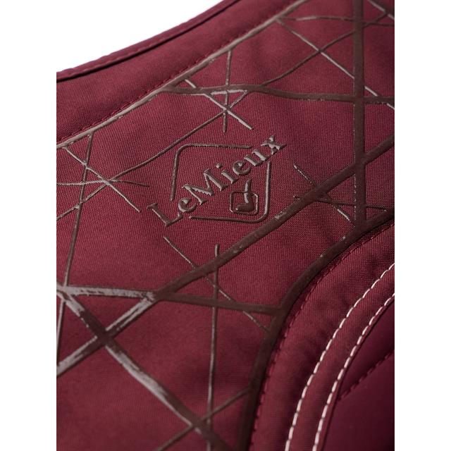 Saddle Pad LeMieux Softshell Anti Slip Cc Square Dark Red