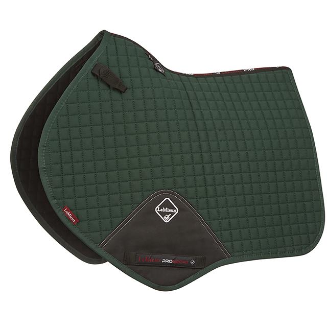 Saddle Pad LeMieux Square Cotton Green