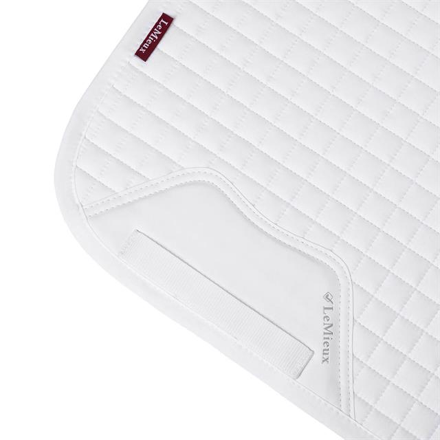 Saddle Pad LeMieux Square Cotton White