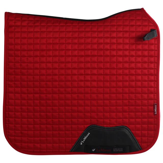 Saddle Pad LeMieux Square Suede Mid Red