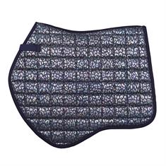 Saddle Pad Limited Edition Leopard Epplejeck Dark Blue