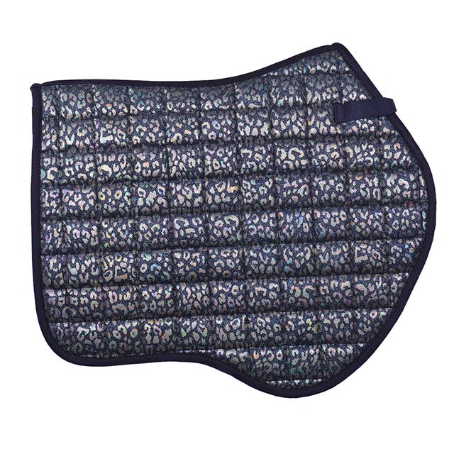 Saddle Pad Limited Edition Leopard Epplejeck Dark Blue