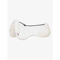 Saddle Pad Merino+ Dressage LeMieux White-White
