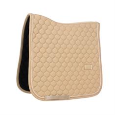 Saddle Pad Onion Quilt Rubber Logo Dressage Kentucky Beige