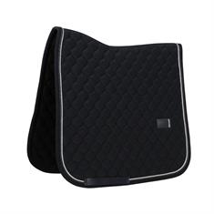 Saddle Pad Onion Quilt Rubber Logo Dressage Kentucky Black