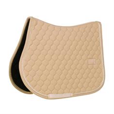 Saddle Pad Onion Quilt Rubber Logo Jumping Kentucky Beige