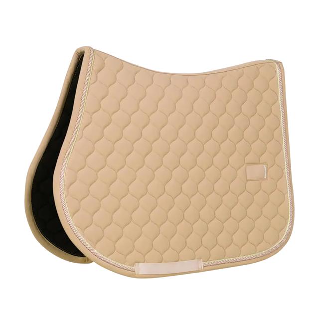 Saddle Pad Onion Quilt Rubber Logo Jumping Kentucky Beige