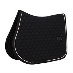Saddle Pad Onion Quilt Rubber Logo Jumping Kentucky Black