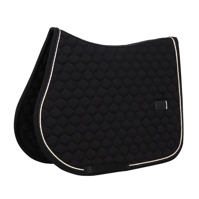 Saddle Pad Onion Quilt Rubber Logo Jumping Kentucky Black