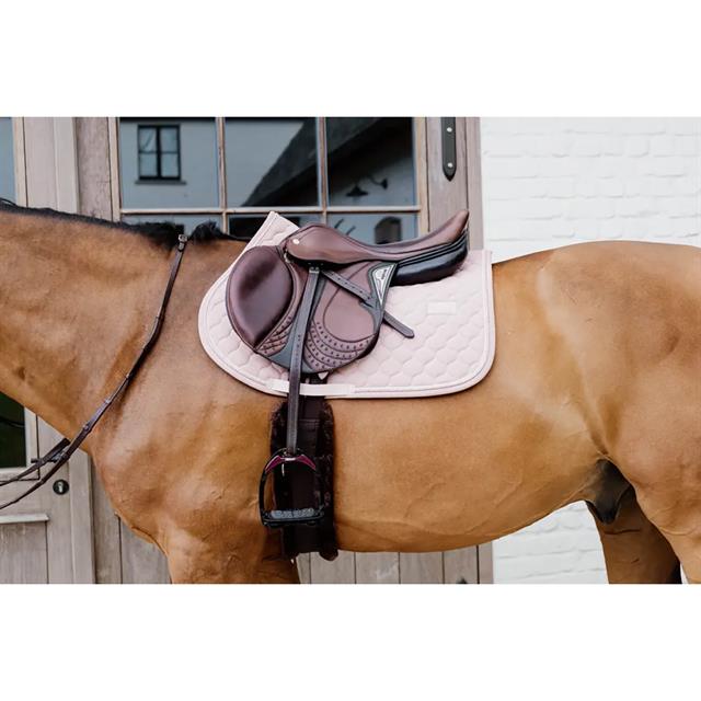 Saddle Pad Onion Quilt Rubber Logo Jumping Kentucky Mid Pink