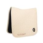 Saddle Pad Plaited 3D Logo Dressage Kentucky Beige