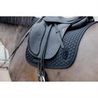 Saddle Pad Plaited 3D Logo Dressage Kentucky Black