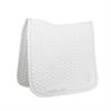 Saddle Pad Plaited 3D Logo Dressage Kentucky White