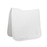 Saddle Pad Plaited 3D Logo Dressage Kentucky White