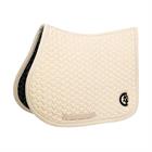 Saddle Pad Plaited 3D Logo Jumping Kentucky Beige