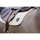 Saddle Pad Plaited 3D Logo Jumping Kentucky Beige