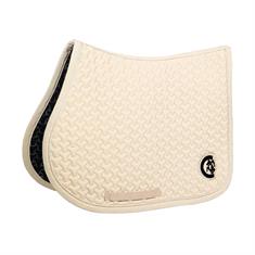 Saddle Pad Plaited 3D Logo Jumping Kentucky Beige