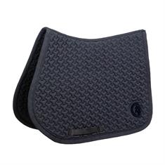 Saddle Pad Plaited 3D Logo Jumping Kentucky Black