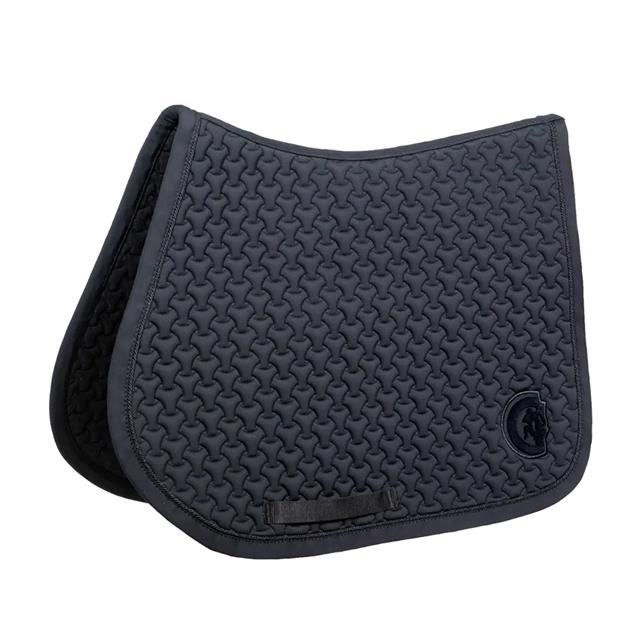 Saddle Pad Plaited 3D Logo Jumping Kentucky Black