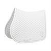 Saddle Pad Plaited 3D Logo Jumping Kentucky White
