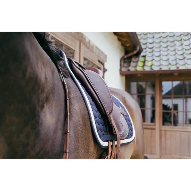 Saddle Pad Plaited Cord Dressage Kentucky Dark Blue