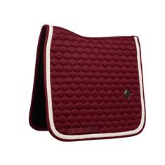 Saddle Pad Plaited Cord Dressage Kentucky Dark Red