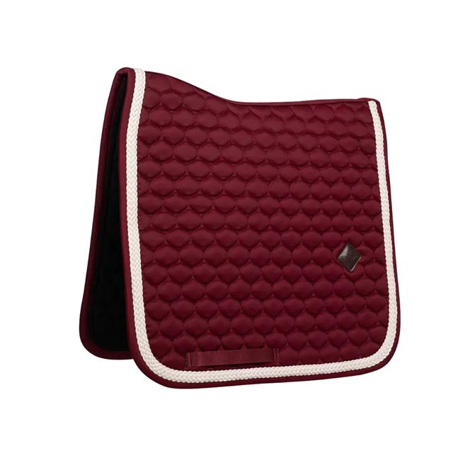 Saddle Pad Plaited Cord Dressage Kentucky Dark Red