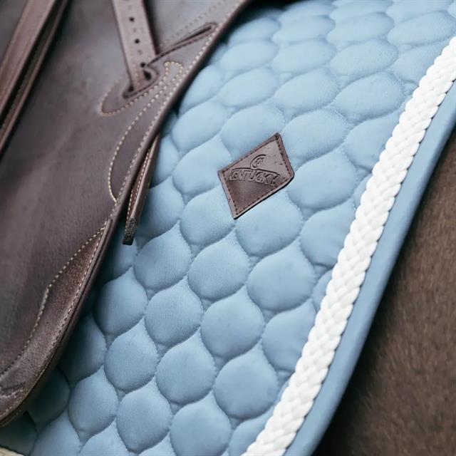 Saddle Pad Plaited Cord Dressage Kentucky Light Blue