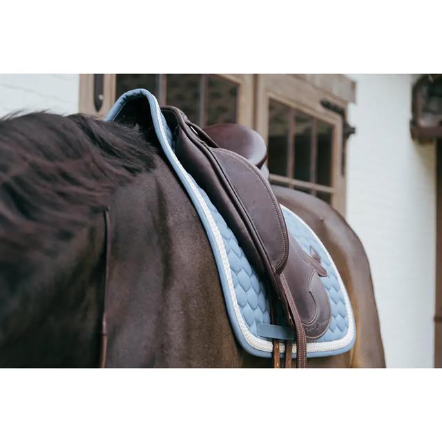 Saddle Pad Plaited Cord Dressage Kentucky Light Blue