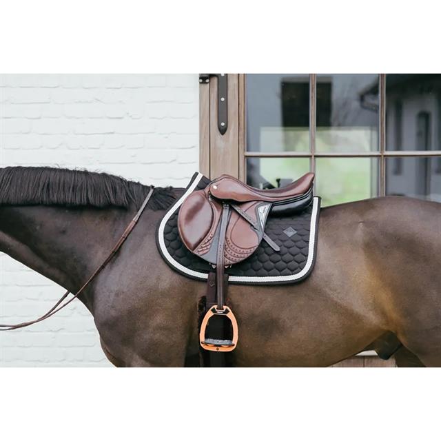 Saddle Pad Plaited Cord Jumping Kentucky Black