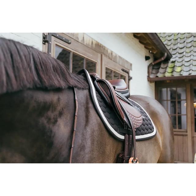 Saddle Pad Plaited Cord Jumping Kentucky Black