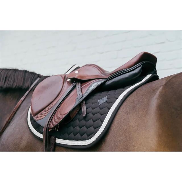 Saddle Pad Plaited Cord Jumping Kentucky Black