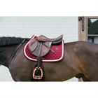Saddle Pad Plaited Cord Jumping Kentucky Dark Red
