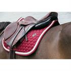 Saddle Pad Plaited Cord Jumping Kentucky Dark Red