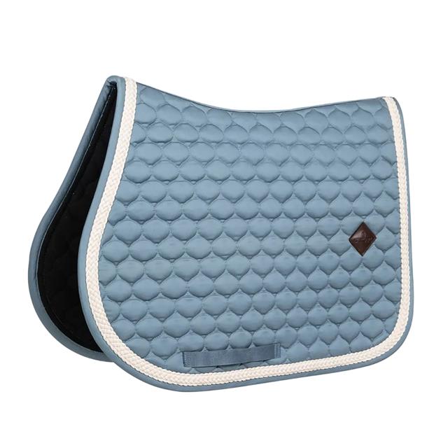 Saddle Pad Plaited Cord Jumping Kentucky Light Blue