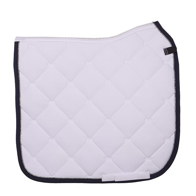 Saddle Pad PresTeq PerfomNow Dressage White-Dark Blue