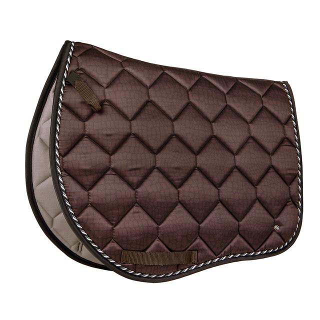 Saddle Pad QHP Collection Brown