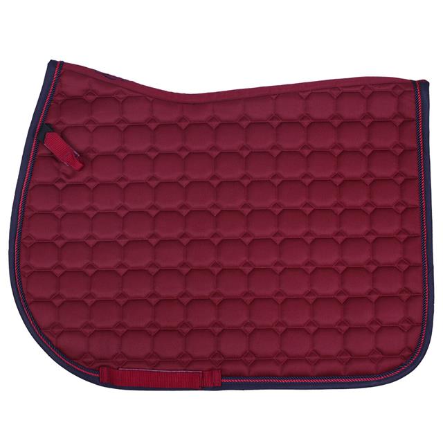 Saddle pad QHP Florence Dark Red