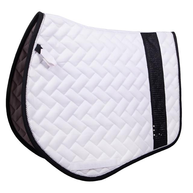 Saddle Pad QHP Kae White-Black