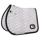Saddle Pad QHP Number All-Purpose White-Black