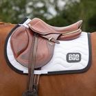 Saddle Pad QHP Number All-Purpose White-Black