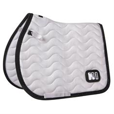 Saddle Pad QHP Number All-Purpose White-Black