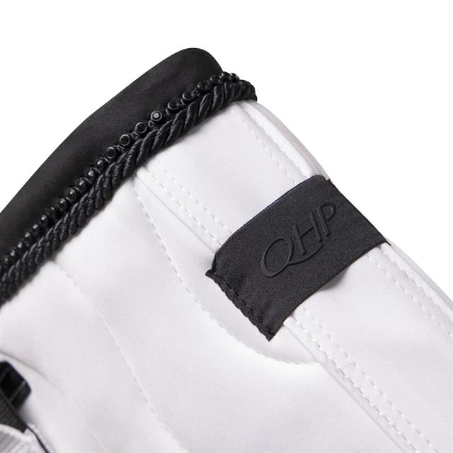 Saddle Pad QHP Number All-Purpose White-Black