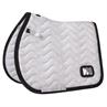 Saddle Pad QHP Number All-Purpose White-Black