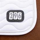 Saddle Pad QHP Number All-Purpose White